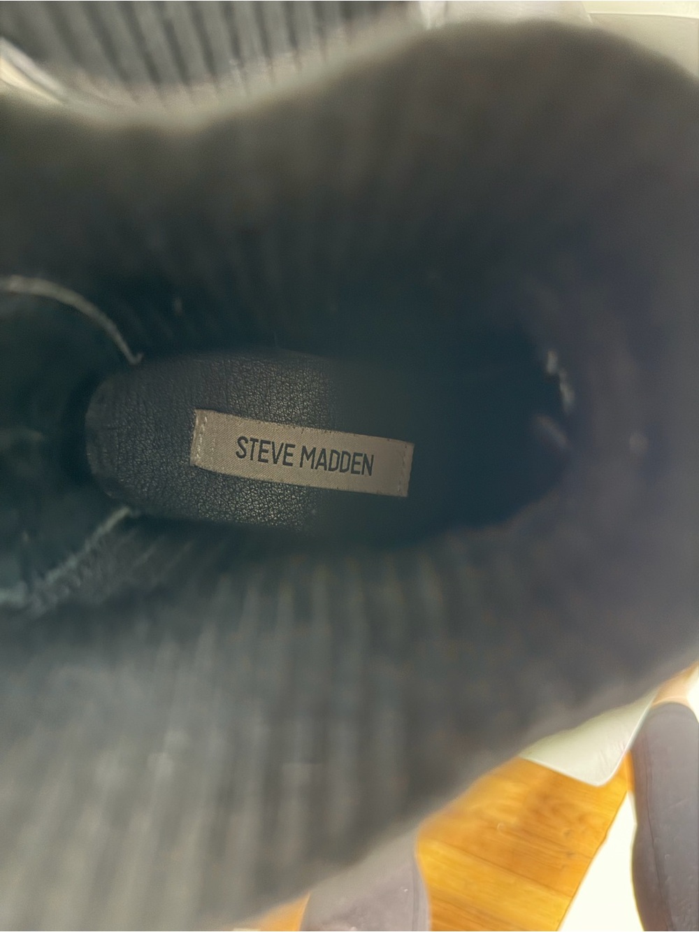 Steve Madden Black Chelsea Booties - Picture 4 of 4